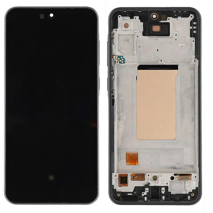 Pantalla Completa Original Servicepack Para Samsung A36 5G / A366 Con Marco Negro