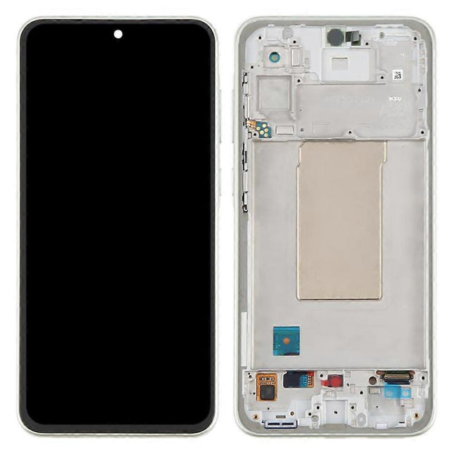 Pantalla Completa Original Servicepack Para Samsung A36 5G / A366 Con Marco Verde