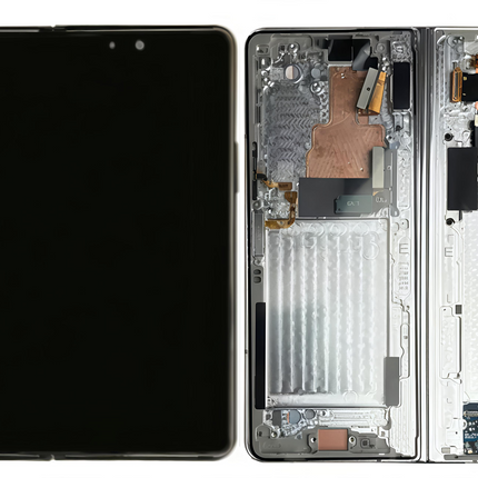 Pantalla Completa Original Servicepack Para Samsung Galaxy Z Fold 5 5G Sm-F946 Con Marco PLATA