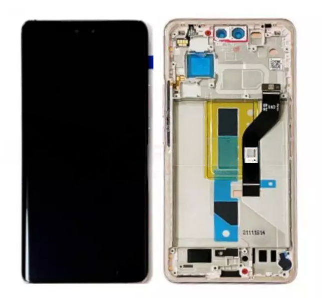 Pantalla Completa Original Servicepack Para Xiaomi Mi 13 Lite Con Marco Rosa