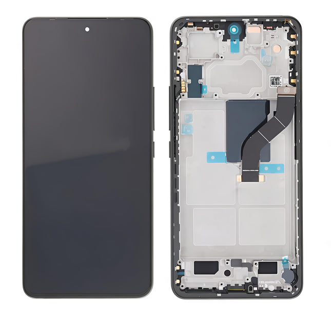 Pantalla Completa Original Servicepack Para Xiaomi Mi 12 Lite Con Marco Negro