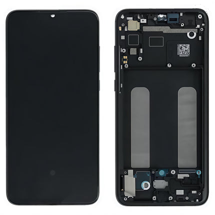 Pantalla Completa Original Servicepack Para Xiaomi Mi 9 Lite Con Marco Negro