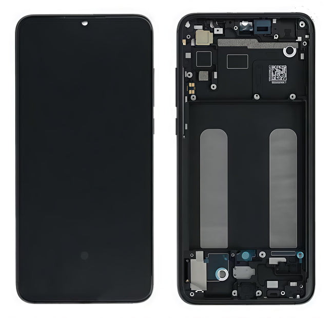 Pantalla Completa Original Servicepack Para Xiaomi Mi 9 Lite Con Marco Negro