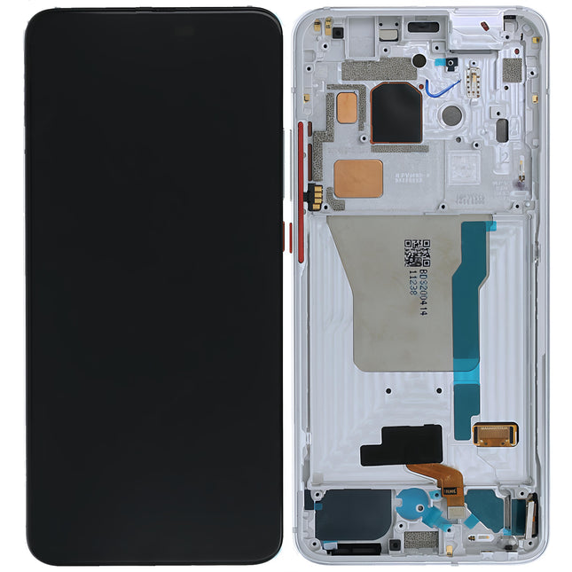 Pantalla Completa Original Servicepack Para Xiaomi Poco F2 Pro Con Marco Blanco