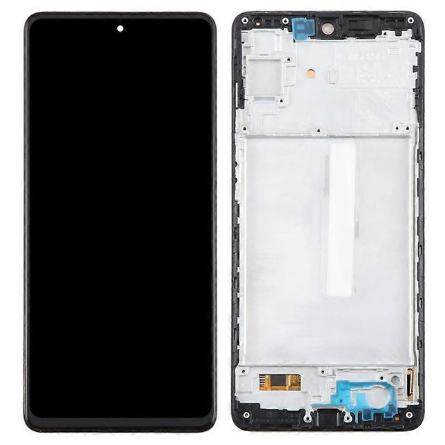 Pantalla Completa para Samsung Galaxy M53 5G M536 Negra Con Marco OLED