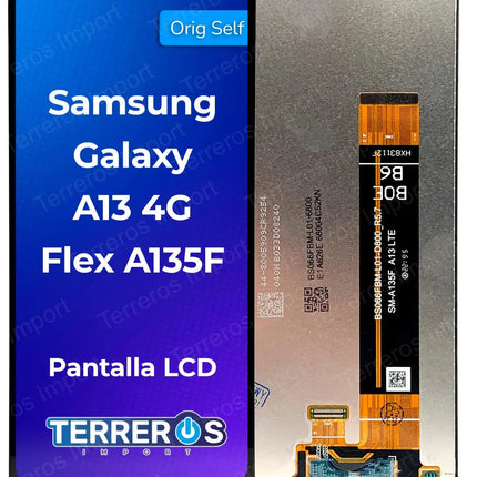 Pantalla Completa Original Servicepack Para Samsung A135/A135F/A13 4G/M135 /M13 Sin Marco