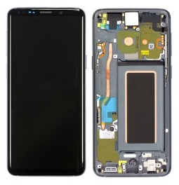 Pantalla Completa Original Servicepack Para Samsung S9 G960 Con Marco Gris