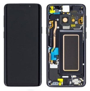 Pantalla Completa Original Servicepack Para Samsung S9 G960 Con Marco Negra