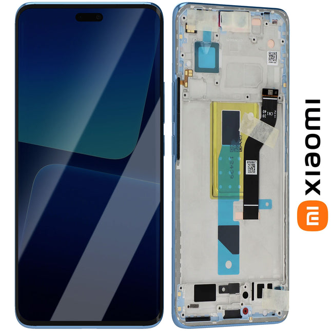 Pantalla Completa Original Servicepack Para Xiaomi Mi 13 Lite Con Marco Azul