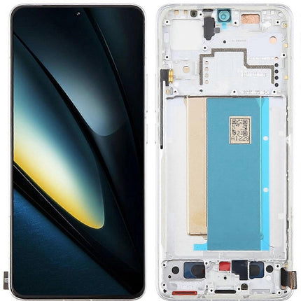 Pantalla Completa Original Servicepack Para Xiaomi POCO F6 Pro 5G Con Marco Blanco