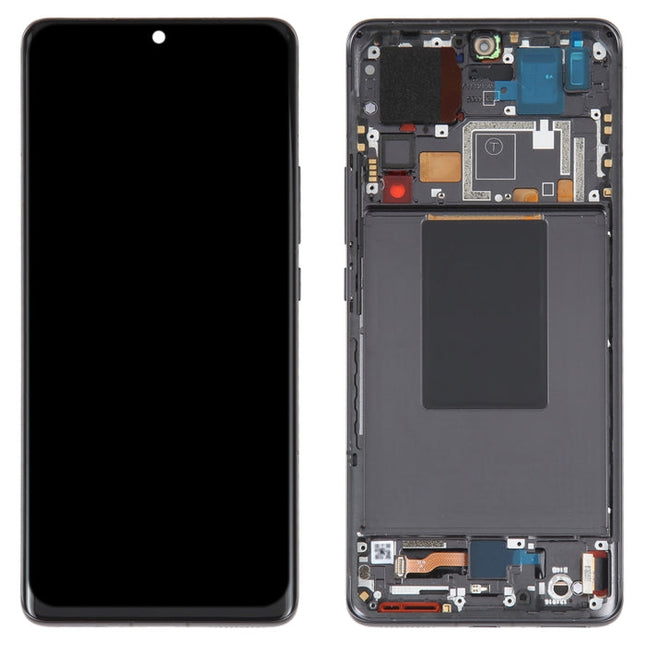 Pantalla Completa Original Servicepack Para Xiaomi Mi 12 Pro Con Marco Negro
