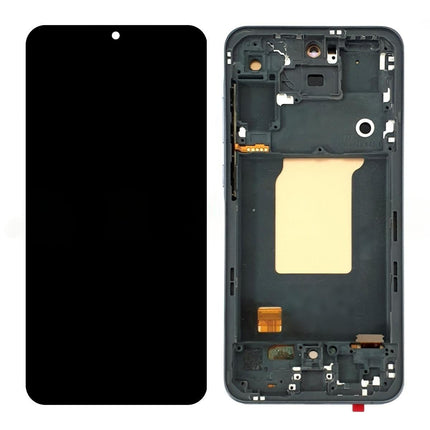 Pantalla Completa Para Samsung A55 5G / A556 Con Marco Negra TFT