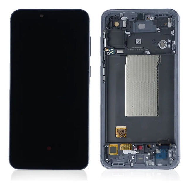 Pantalla Completa Original Servicepack Para Samsung A56 5G / A566 Con Marco Negro