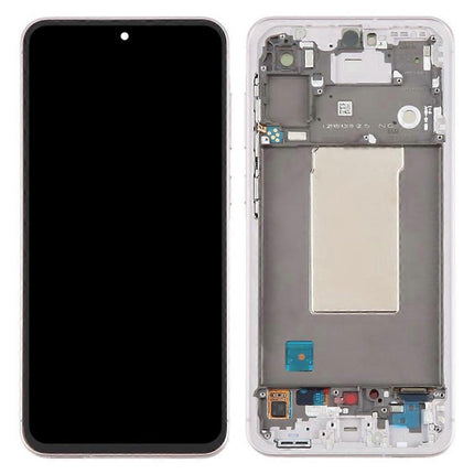 Pantalla Completa Original Servicepack Para Samsung A56 5G / A566 Con Marco Rosa