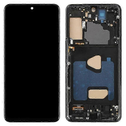 Pantalla Completa Original Servicepack Para Samsung S21 Plus G996 Con Marco Negro