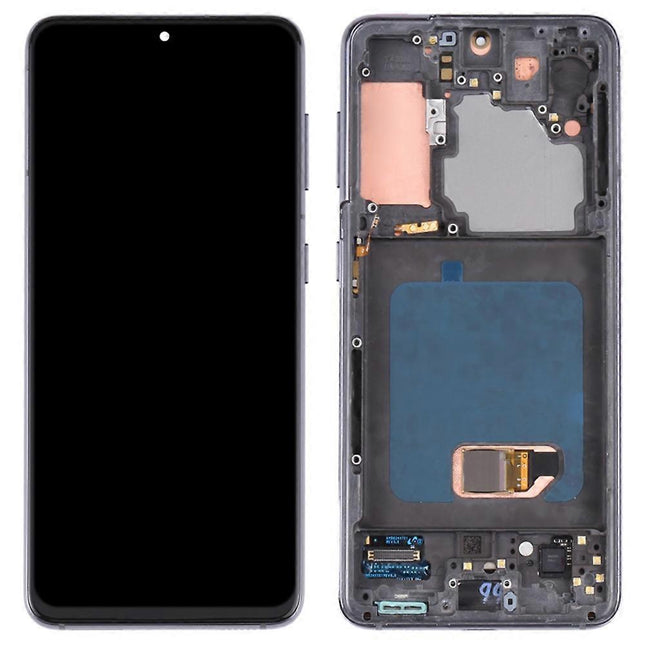 Pantalla Completa Original Reparada Para Samsung S21 / G901 Con Marco Negro