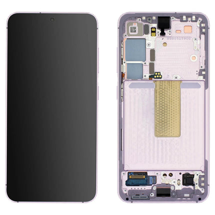 Pantalla Completa Original Servicepack Para Samsung S23 Plus S916 Con Marco Morado