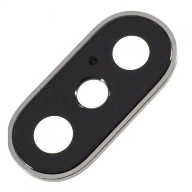 适用于 iPhone X 的带框镜片 白色
