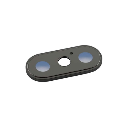 适用于 iPhone X 的带框镜片 黑色