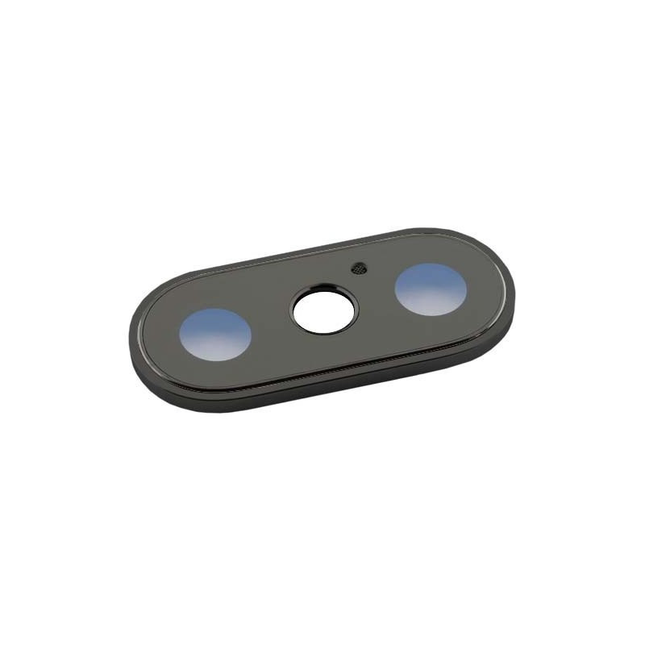 适用于 iPhone X 的带框镜片 黑色