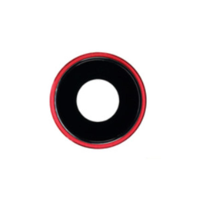 适用于 iPhone Xr 的带框镜片（红色）