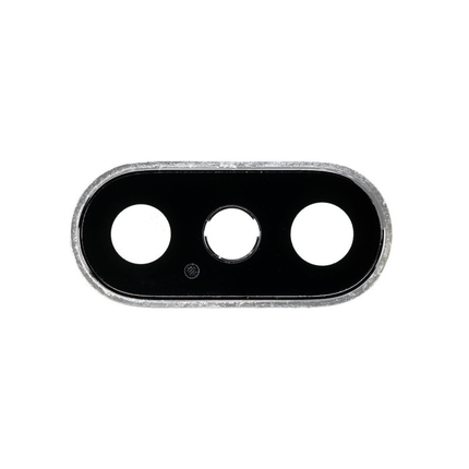适用于 iPhone Xs Max 的带框镜片（白色）