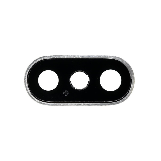 适用于 iPhone Xs Max 的带框镜片（白色）