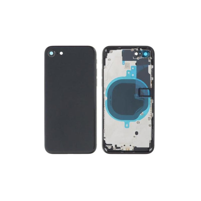 适用于 iPhone SE 2022 的带后盖的底盘（黑色）