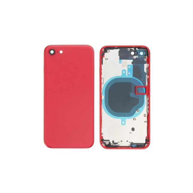 适用于 iPhone SE 2022 红色的带后盖底盘
