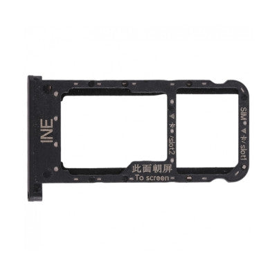 适用于华为 P Smart Plus 黑色的 Sim 托盘