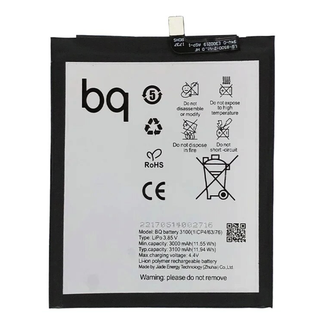 Bateria Para BQ X / BQ X Pro / BQ X Pro 3100mAh