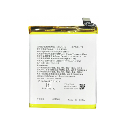 Bateria BLP741 Para Oppo Realme X2