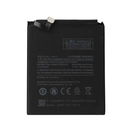 电池适用于红米 S2 /小米 A1/ 5X/ 红米 Note 5A/ 红米 5A PRIME -Bn31