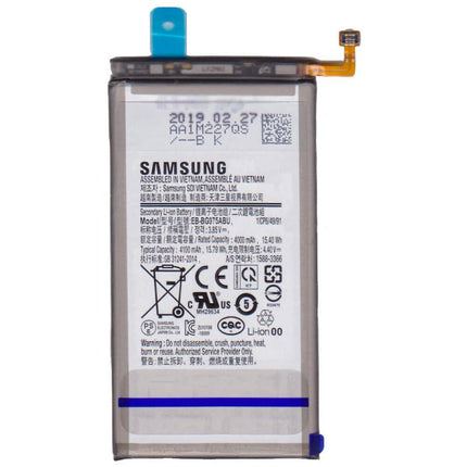 适用于三星 S10 Plus / G975 4000mAh 原装 Servicepack 电池 -Eb-Bg975Abu
