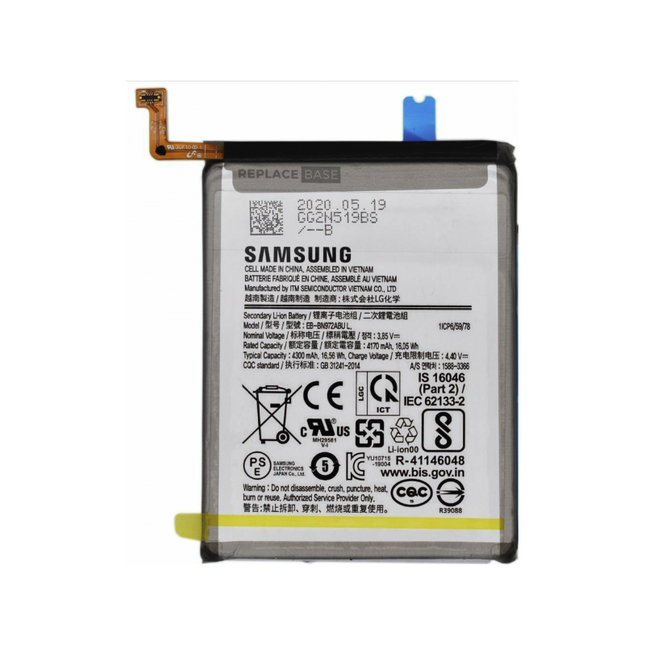 适用于三星 Galaxy Note 10 Plus / N975F 的全新原装电池（带贴纸）