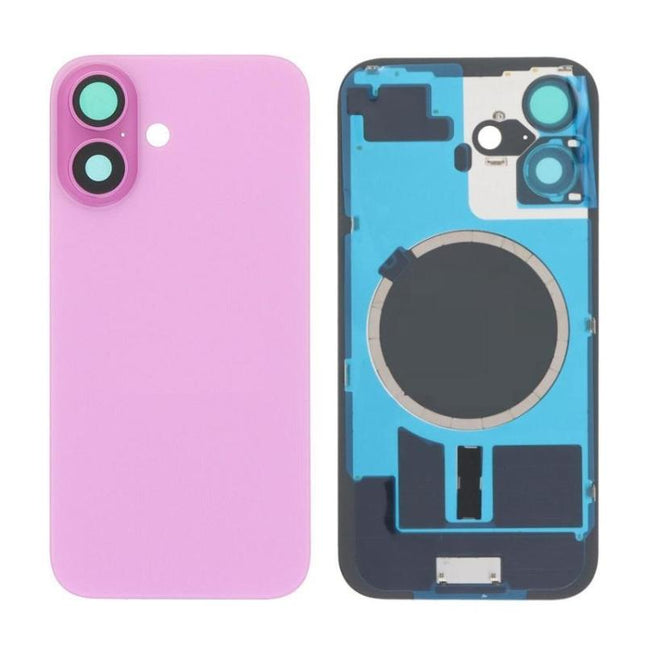 iPhone 16 粉色带支架后盖