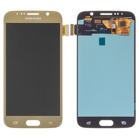Pantalla Completa Original Servicepack Para Samsung S6 G920 Oro