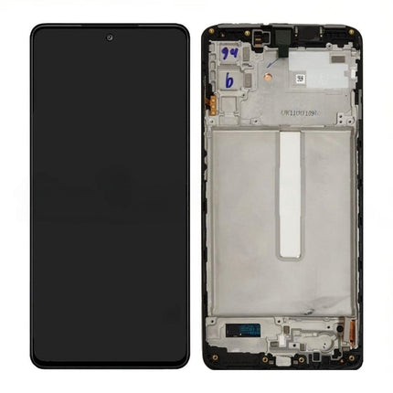 Pantalla Completa para Samsung Galaxy M52 5G M526 Negra Con Marco