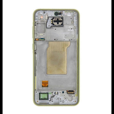 Pantalla Completa Original Servicepack Para Samsung A35 5G / A356 Con Marco Amarillo