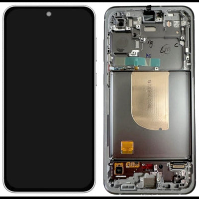 Pantalla Completa Original Servicepack Para Samsung S23 FE / S711 Con Marco Negro