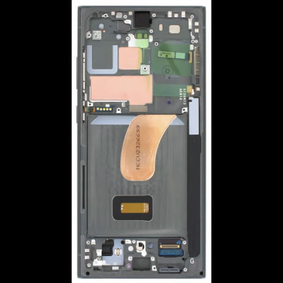 Pantalla Completa Original Service pack Para Samsung S23 Ultra S918 Con Marco VERDE