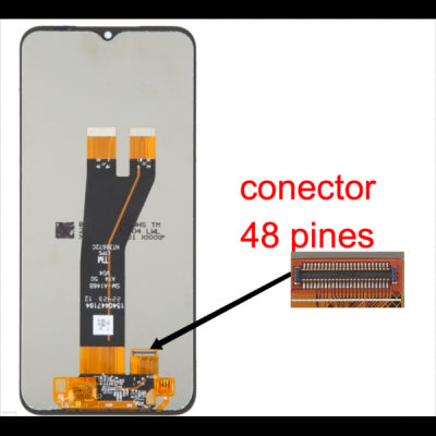 Pantalla Completa Original Servicepack Para Samsung  A14 5G/ A146B/A14 4G/A145F (Conector Largo) 48Pines Sin Marco