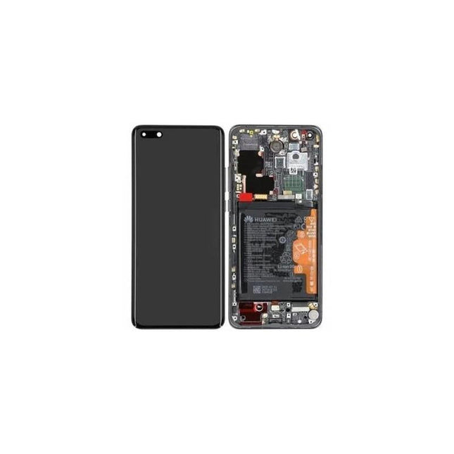 Pantalla Completa Original Servicepack Para Huawei P40 Con Marco Negra