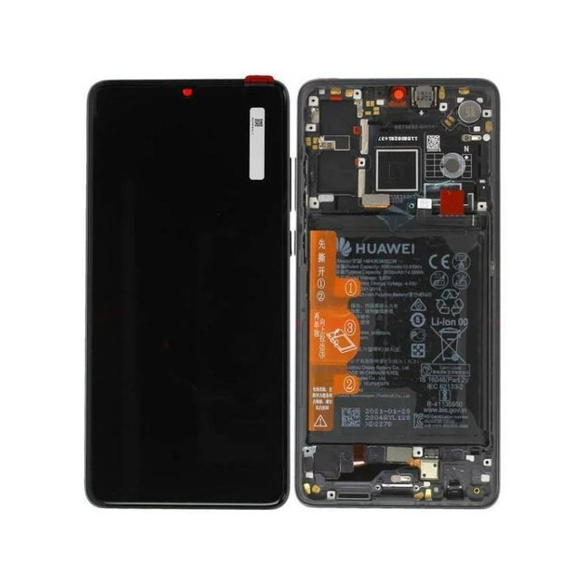 Pantalla Completa Original Servicepack Para Huawei P30Con Marco Negro