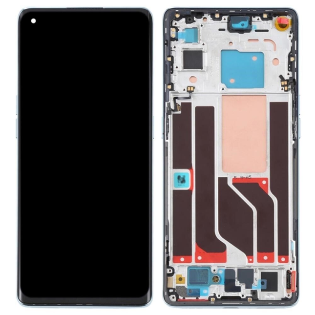 Pantalla Completa Para Oppo Reno 6 Pro 5G/Reno 6 Pro Plus 5G/Cph2249 Con Marco Negro