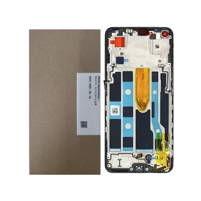 Pantalla Completa Original Servicepack Para Oppo reno 7 5g/find x5 lite Con Marco