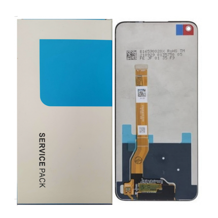 Pantalla Completa Original ServicePack Para Realme 8I/Realme 9I/OPPO A96 4G/Narzo 50 Sin Marco