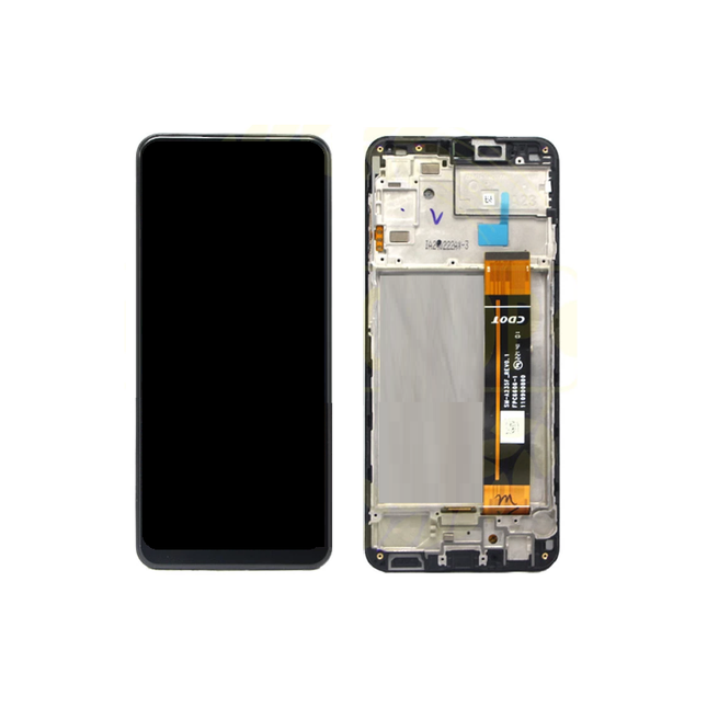 Pantalla Completa Original Servicepack Para Samsung A23 4G / A235 con Marco-Negro