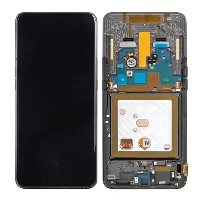Pantalla Completa Para Samsung A80/ A805 Con Marco Negro Oled
