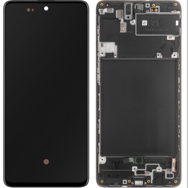 Pantalla Completa Original Servicepack Para Samsung A71/A715 Con Marco